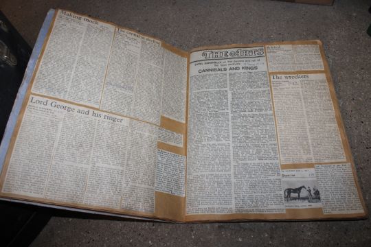 A large collection of old newspapers and scrapbook - Image 25 of 25