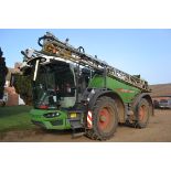 Fendt Rogator 655 24m 4WD self-propelled sprayer. Registration AY71 DWM. Date of first