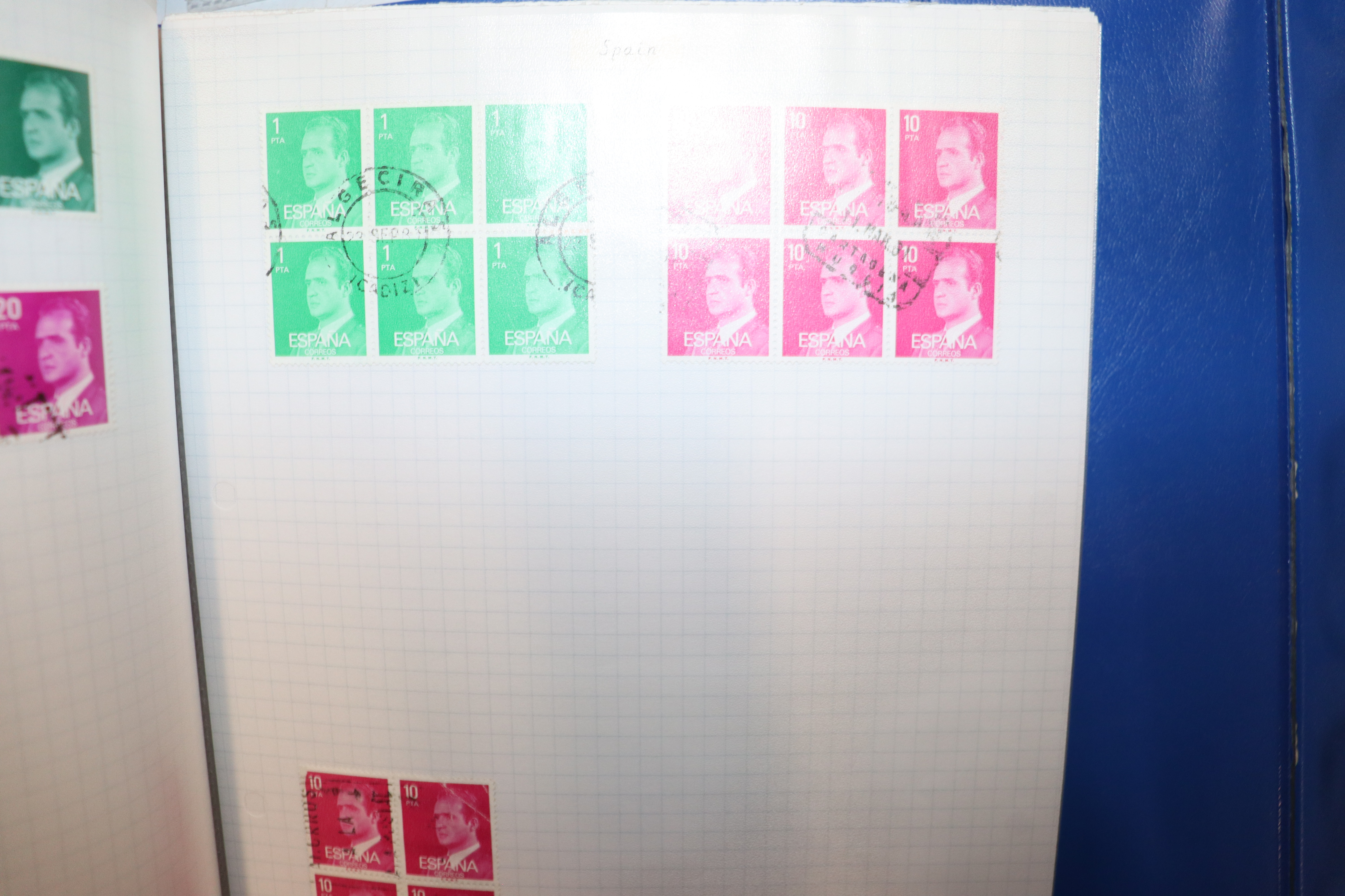 Three large folders containing World stamp block s - Image 14 of 63