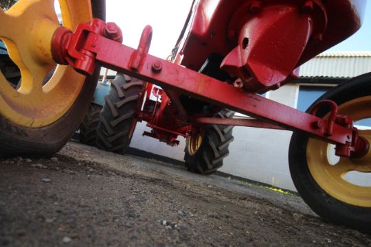 Massey Harris 744 PD 2WD tractor. 14.9-30 rear wheels and tyres @ 99%. With Perkins 6cyl engine, - Image 29 of 38