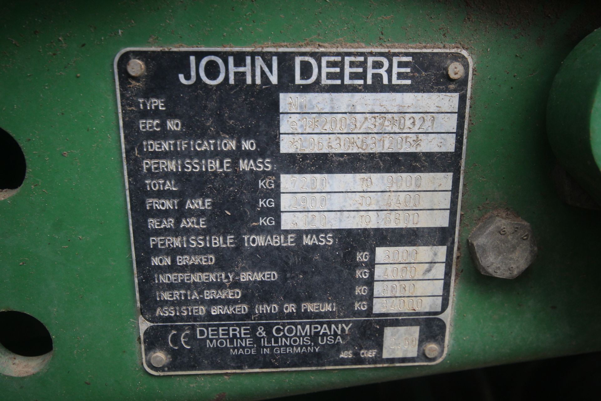 John Deere 6430 Premiun 4WD tractor. Registration FX10 AAF. Date of first registration 01/05/2010. - Image 83 of 83