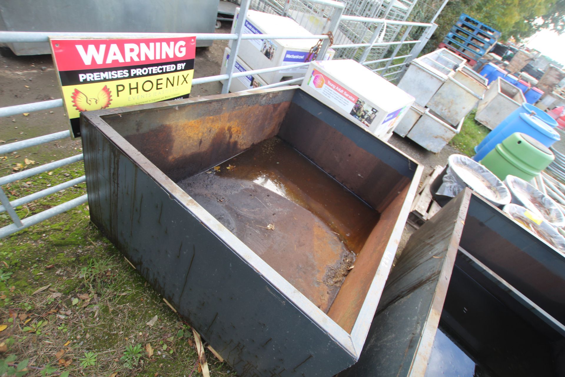 Fence post dipping tank. For sale due to farming b