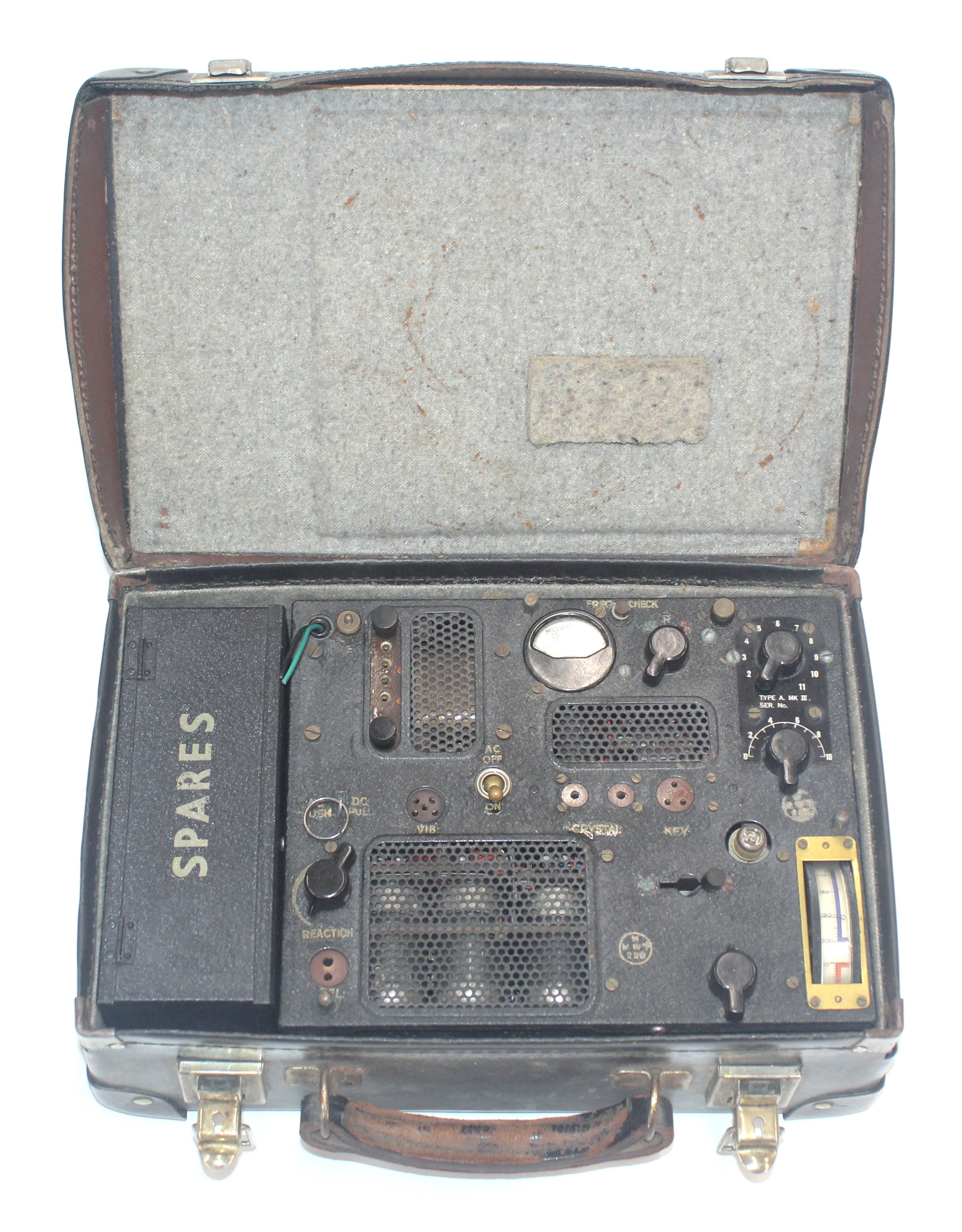 An exceedingly rare WWII transceiver model A MkIII