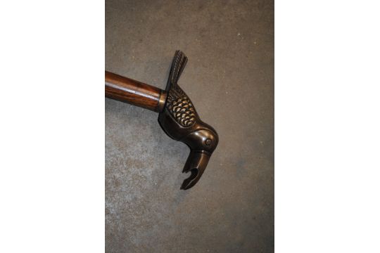 A walking stick with the handle in the form of a b - Image 2 of 2