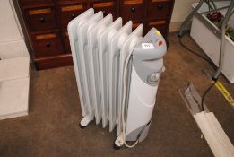 A Dimplex oil filled radiator