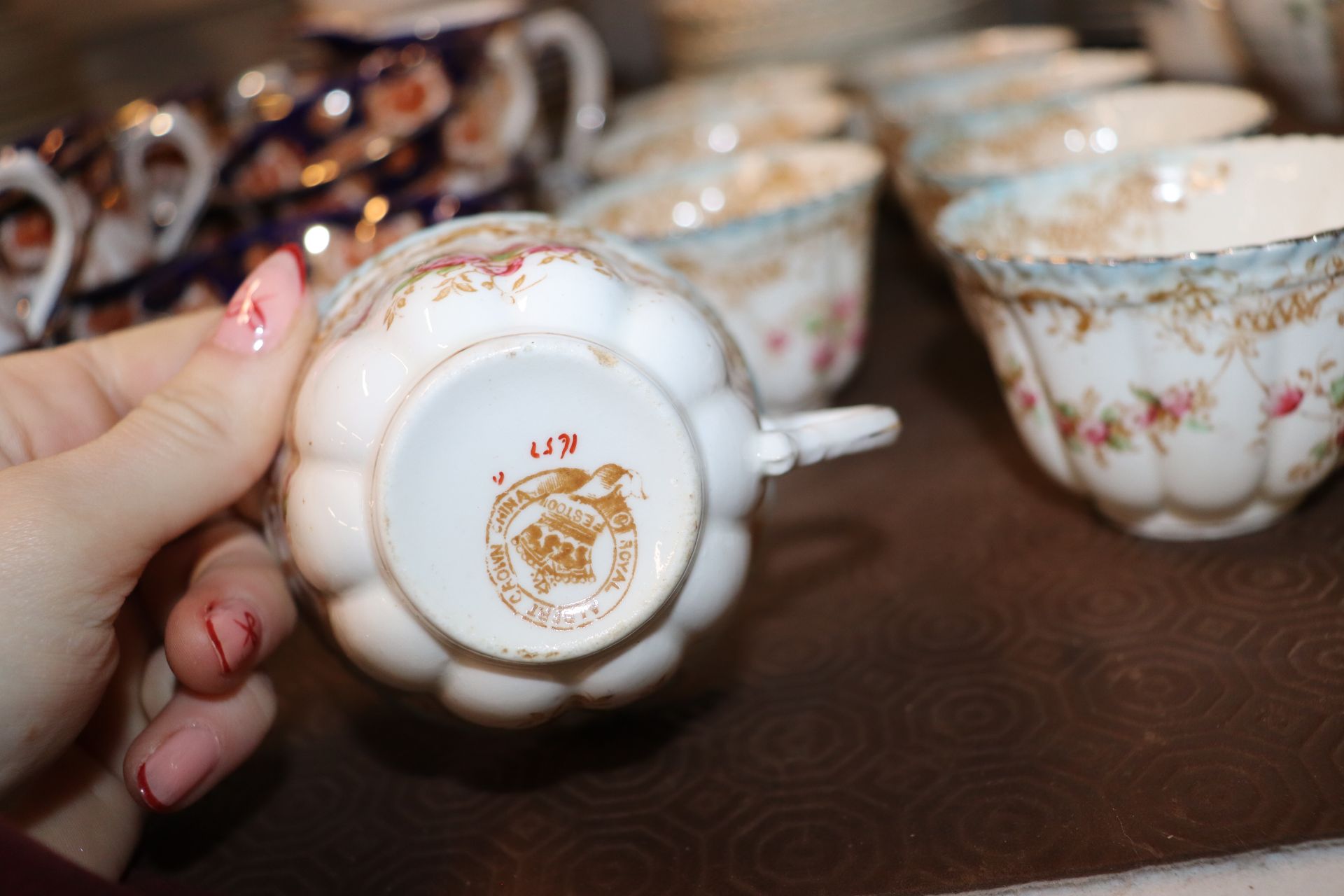 A Royal Albert Crown China floral decorated tea se - Image 3 of 7