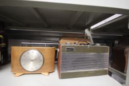 A Bush radio, a Grundig radio, a Roberts radio and