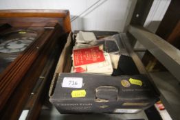 A box of various card games