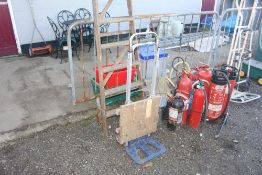 An Einhell sack barrow