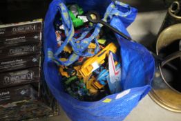 A bag of childrens toys