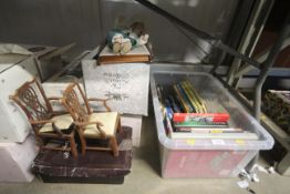 A box of books and manuals