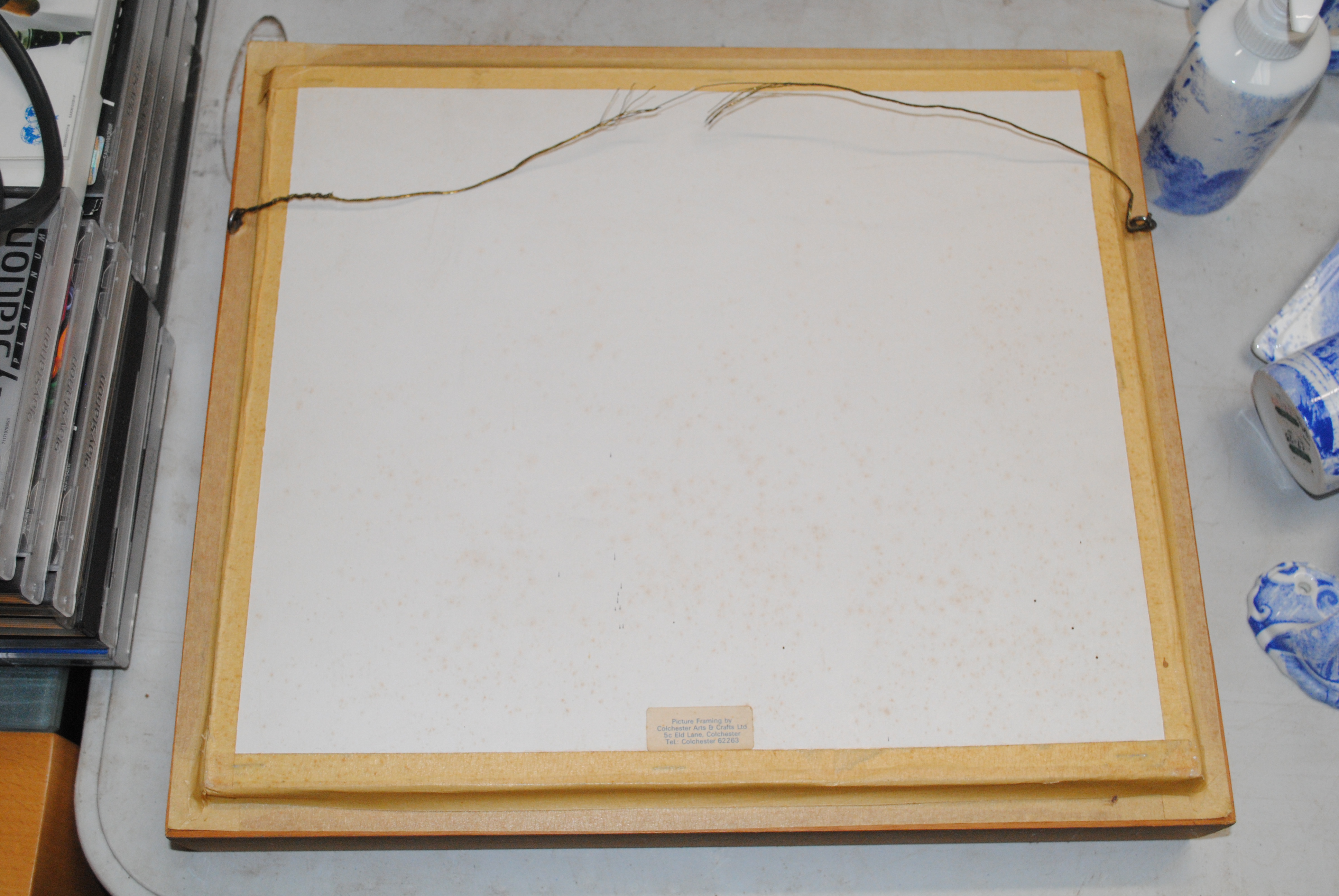 P Benn, oil on canvas, study of thatched cottage - Image 3 of 3