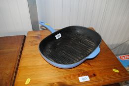 A Le Creuset griddle pan