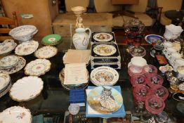 A quantity of Aynsley Christmas collector's plates