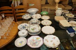 A quantity of 19th Century and later china to incl