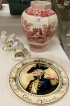 A Royal Doulton plate' The Admiral' (27cm),