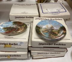 Fifteen boxed Bradford Exchange German collectors plates - some complete with certificates circa