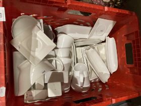 Contents to crate - a quantity of Maxwell Williams white tableware (saleroom location: S1QA10)