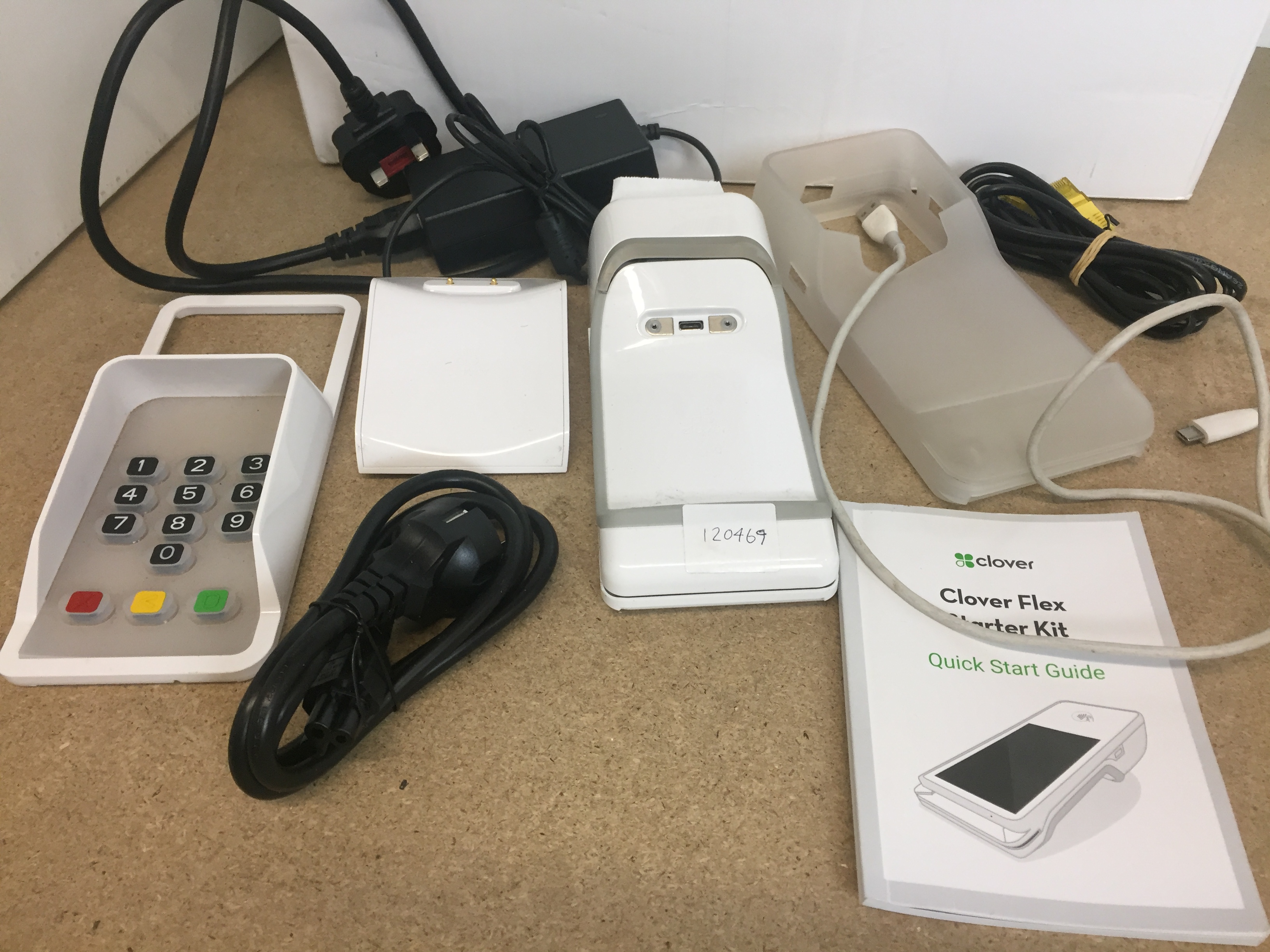 Clover Credit Card machine with packaging (saleroom location: AA07)