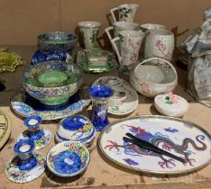 Contents to part of rack - large selection of Maling pottery (saleroom location S1QA12)
