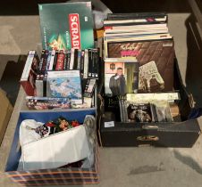 Contents to three boxes - six LP box sets and a quantity of mainly classical choral LPs,