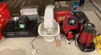 Contents to part of floor area - kitchenalia, etc including Kenwood mixer,