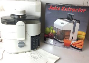 Two items - Kenwood JE500 Centrifugal Juicer with box and instructions and Jackson JA-338 juice