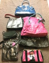 Box containing six handbags (most appear unused) (saleroom location V07 floor)