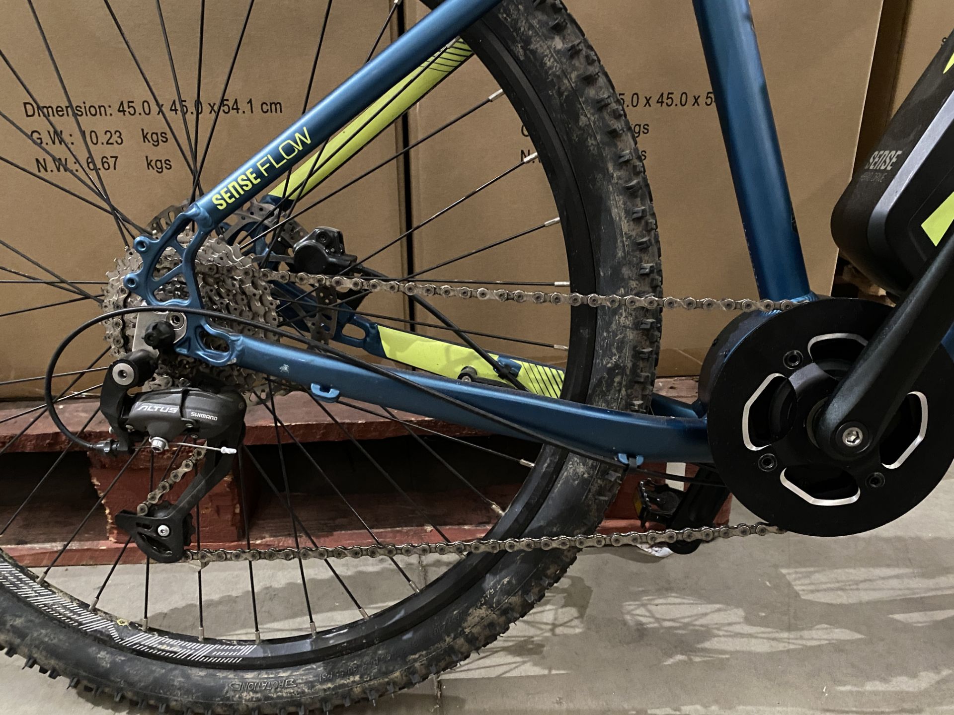 SENSE FLOW HYBRID DRIVE electric mountain bike with 9 speed Shimano Altus groupset, - Image 2 of 6