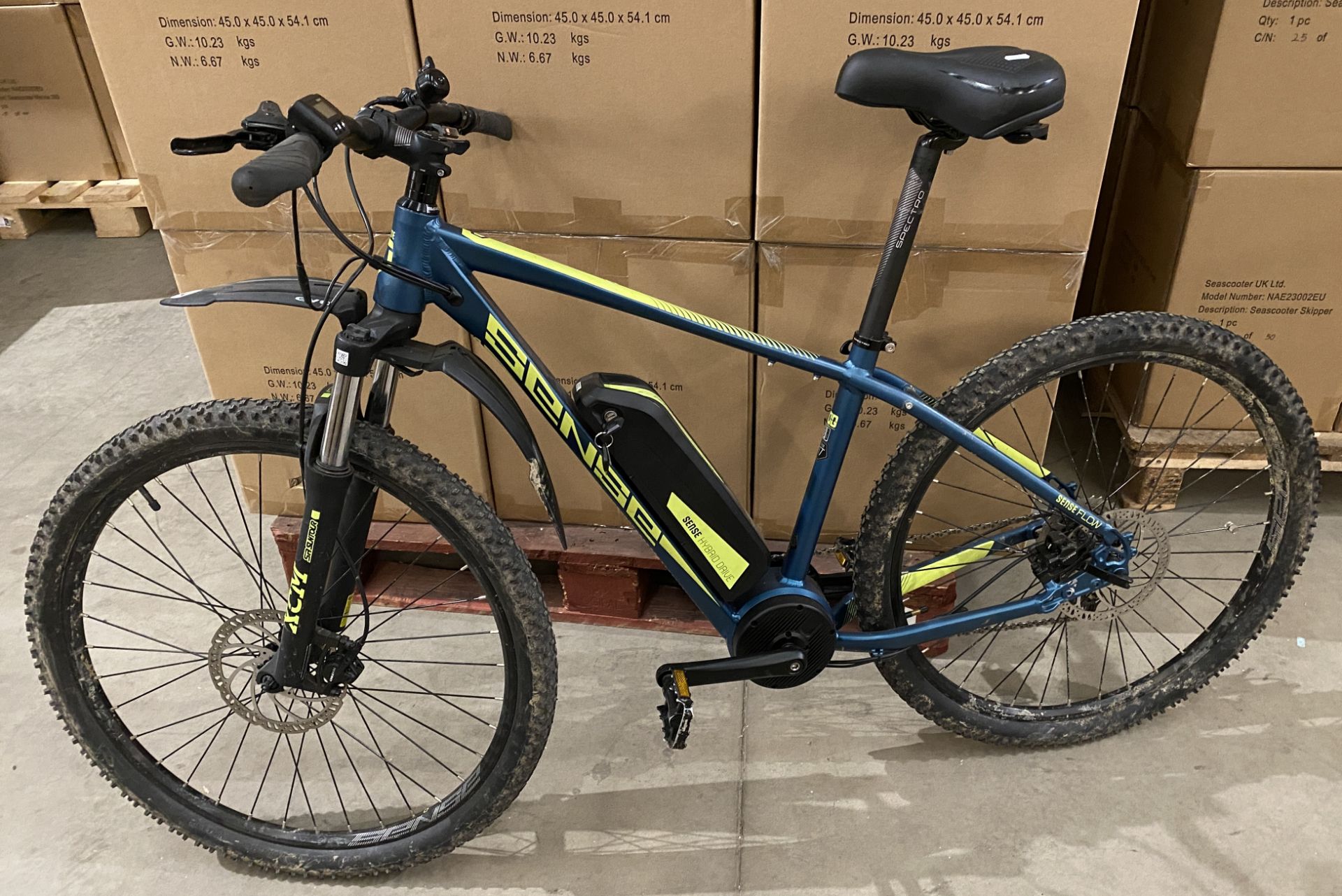 SENSE FLOW HYBRID DRIVE electric mountain bike with 9 speed Shimano Altus groupset, - Image 6 of 6