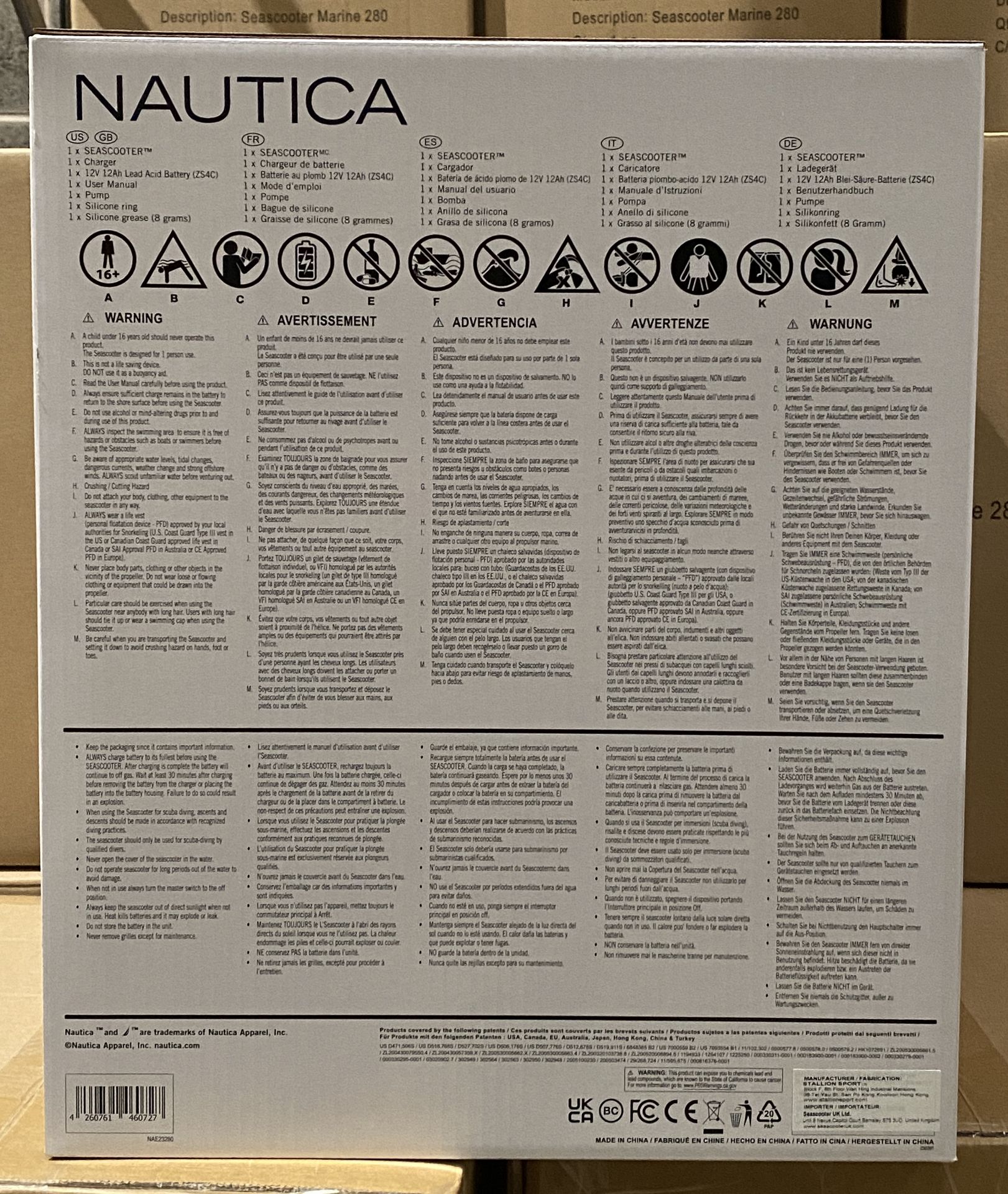 2 x NAUTICA MARINE 280 SEASCOOTER underwater propulsion units - Model No. - Image 5 of 8