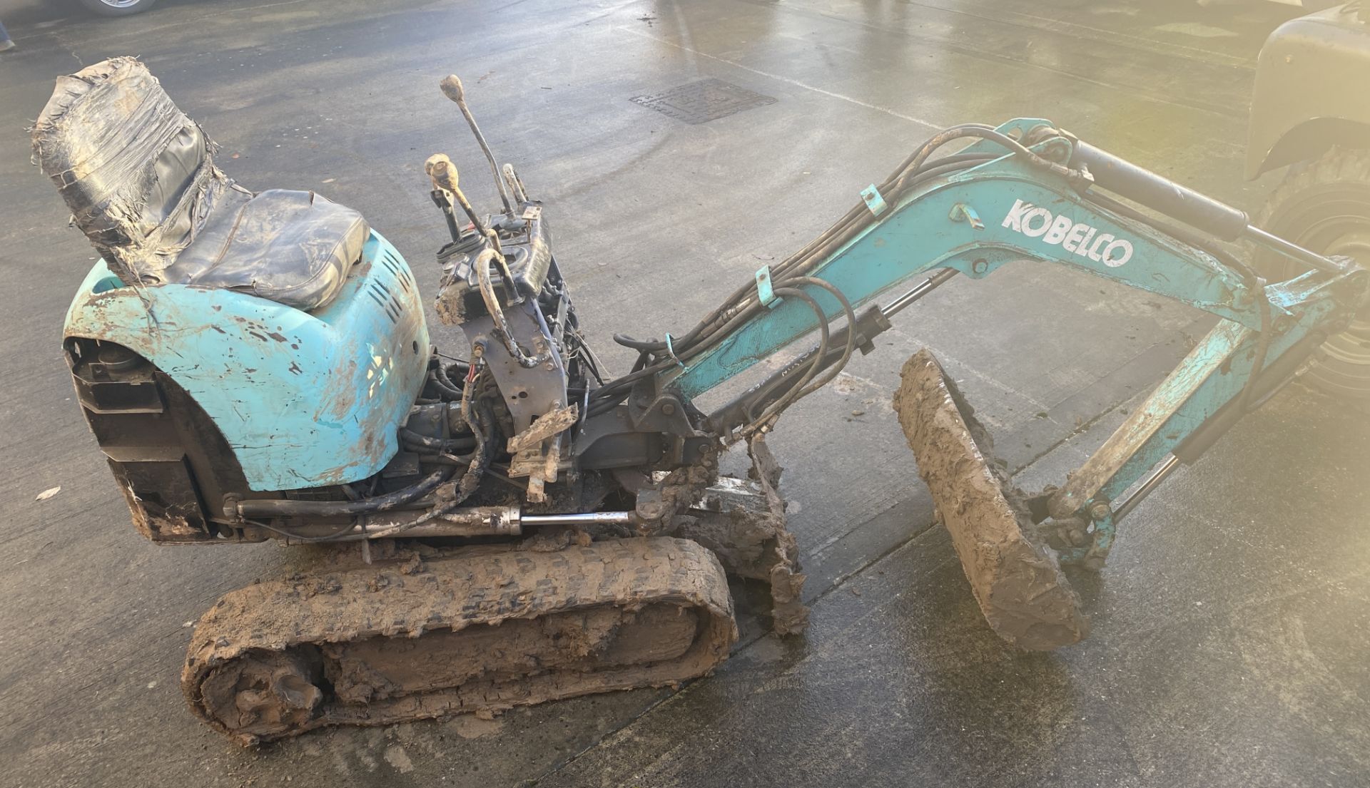 KOBELCO Mini Excavator / Micro Digger Plate - PT07619 Hours - 3005+ ? Further - Image 3 of 16