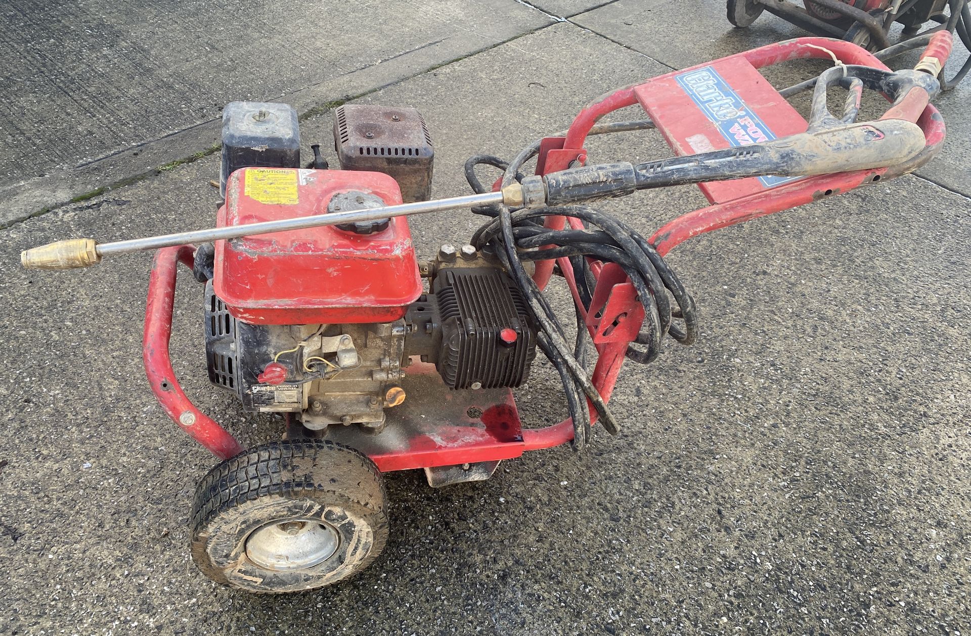 CLARKE PLS195 mobile petrol pressure washer (saleroom location: container 8) Further - Bild 4 aus 5