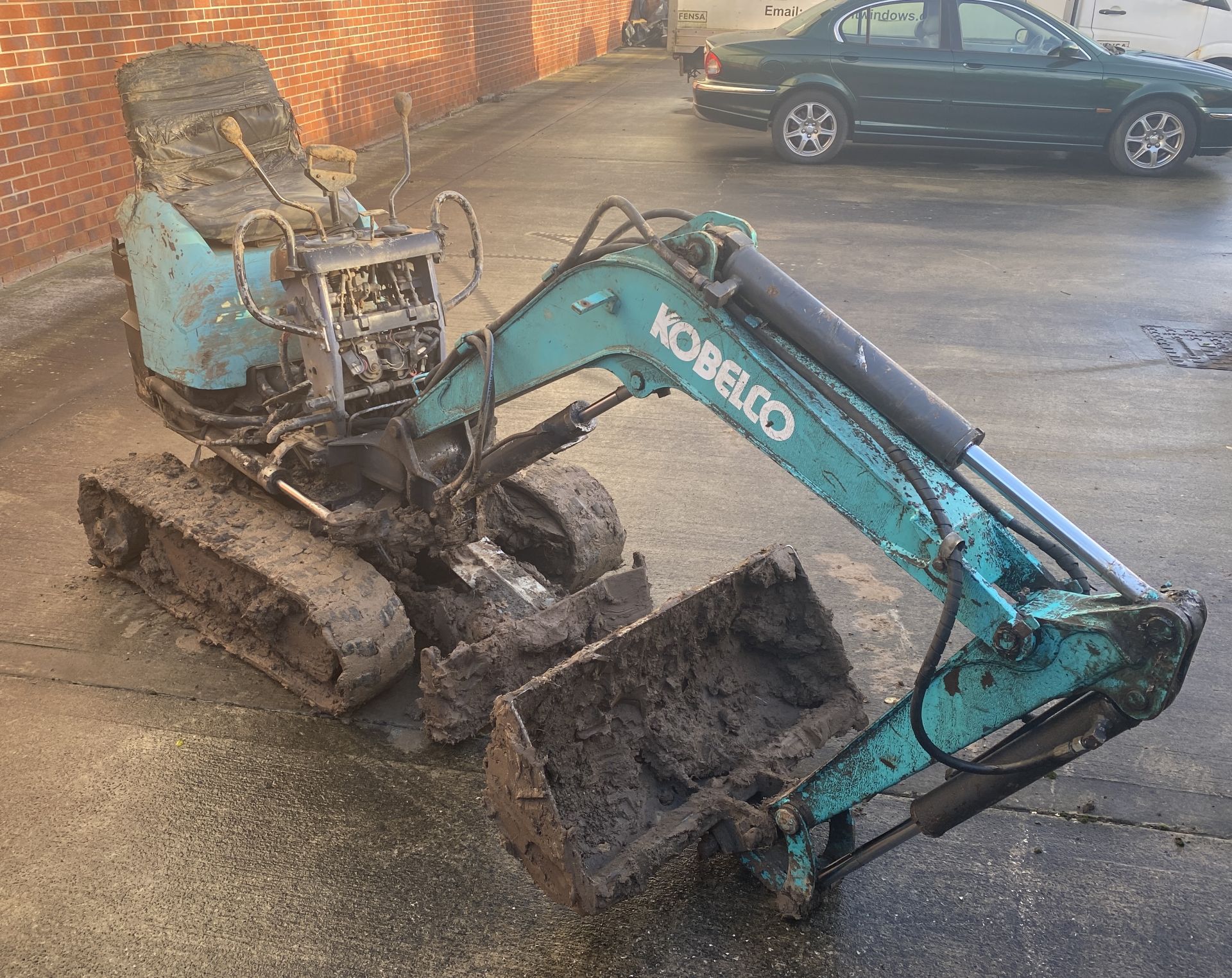 KOBELCO Mini Excavator / Micro Digger Plate - PT07619 Hours - 3005+ ? Further - Image 2 of 16