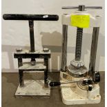 Falleres Mestra hydraulic press and another (manual) (saleroom location: MA2) Further