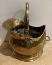 Polished brass coal bucket (saleroom location: MA7) Further Information Outer