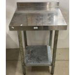2-tier stainless steel preparation table,