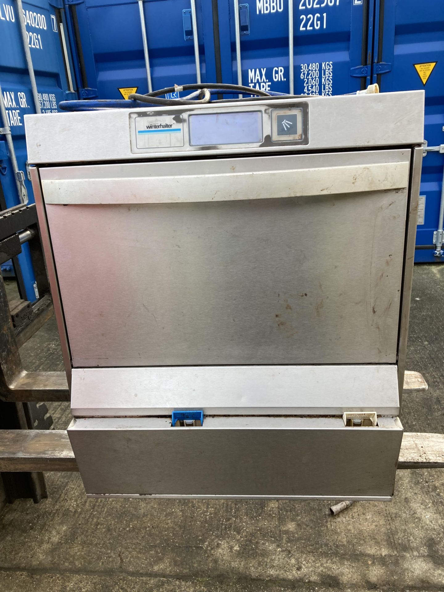 Winterhalter stainless steel commercial dishwasher (240v),