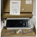 6 x new Electriq universal monitor laptop stands - black glass (saleroom location: N12)
