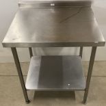 2-tier stainless steel preparation table,