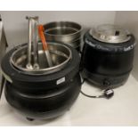 2 x Electric soup kettles (model: 1776 - failed PAT test, model: Buffalo L715B - not working),