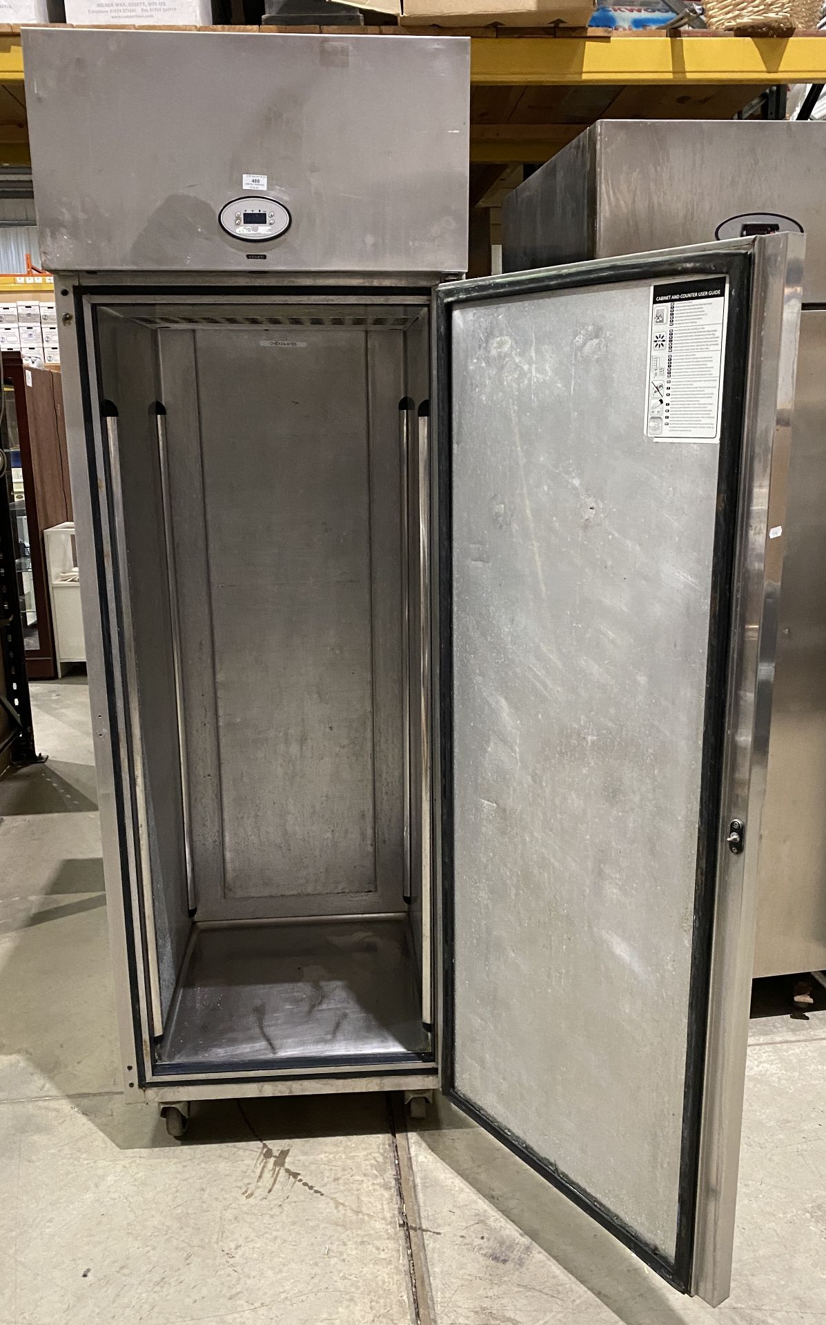 Foster EPRO 600L stainless steel single-door fridge, - Image 4 of 5
