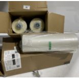 2 x boxes of 2 rolls each box new EZ Load GBC Professional 125micron gloss 305mmx60m laminating