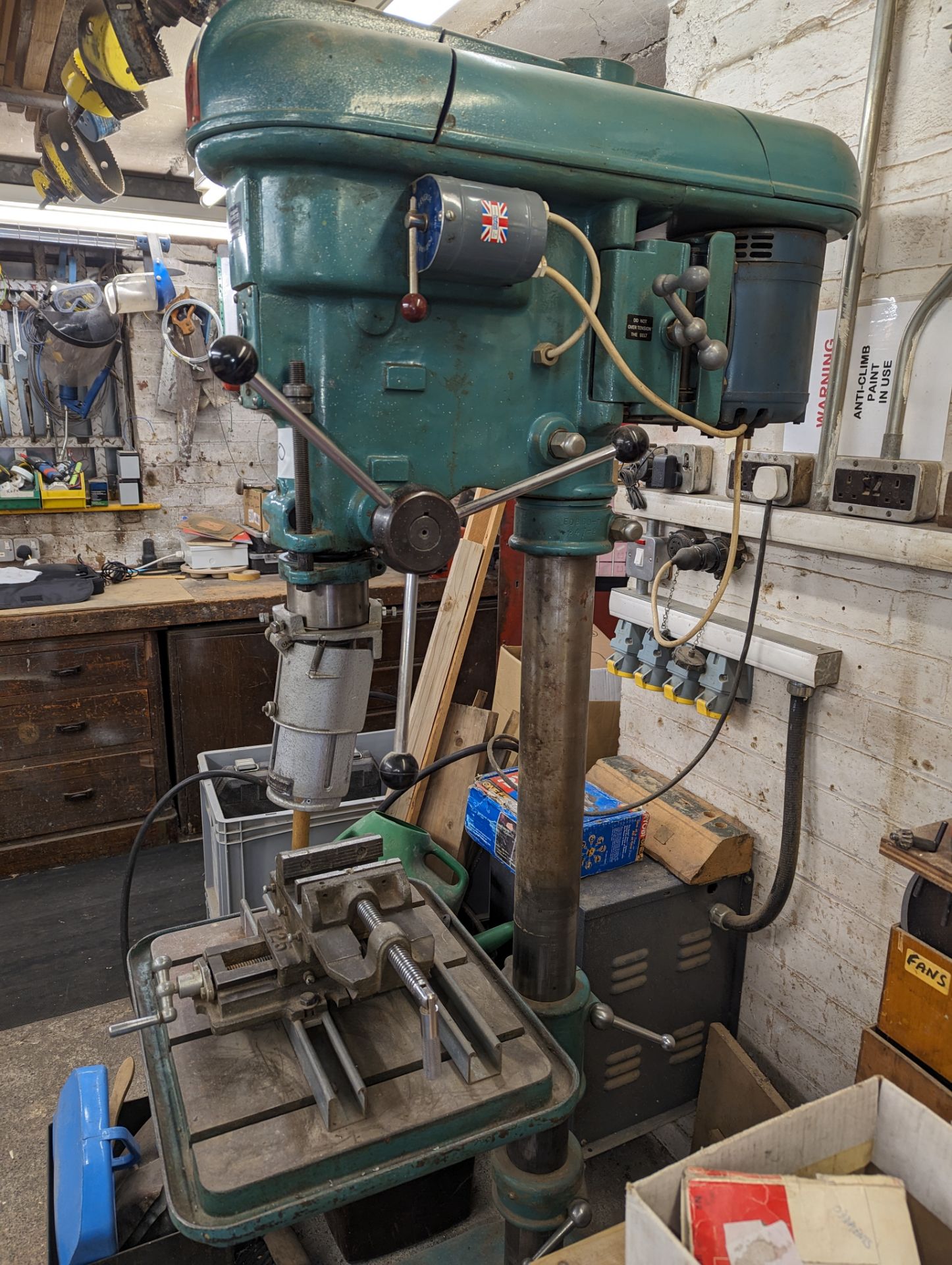 FOBCO 10/8 FLOOR STANDING PILLAR DRILL 415V (saleroom location: Frank Eastwood & Co Ltd - 454, - Image 3 of 3