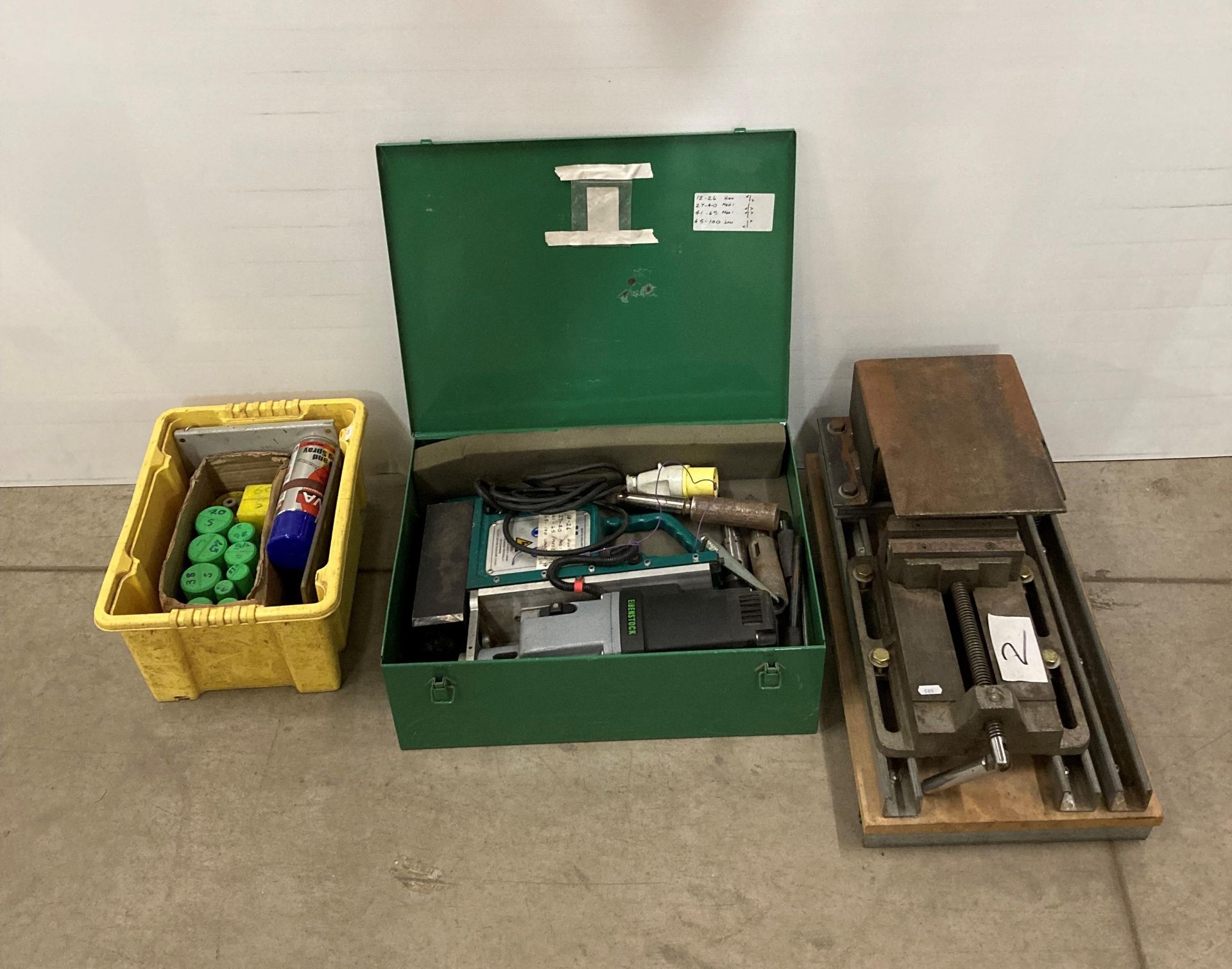 EIBENSTOCK EHB 110V MAG DRILL WITH METAL PACE UNIT AND ACCESSORIES (saleroom location: H08)