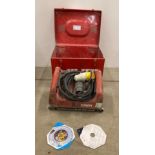 HILTI DCSE19 125MM TWIN BLADER CHASER WITH EXTRACT 110V (saleroom location: J08)