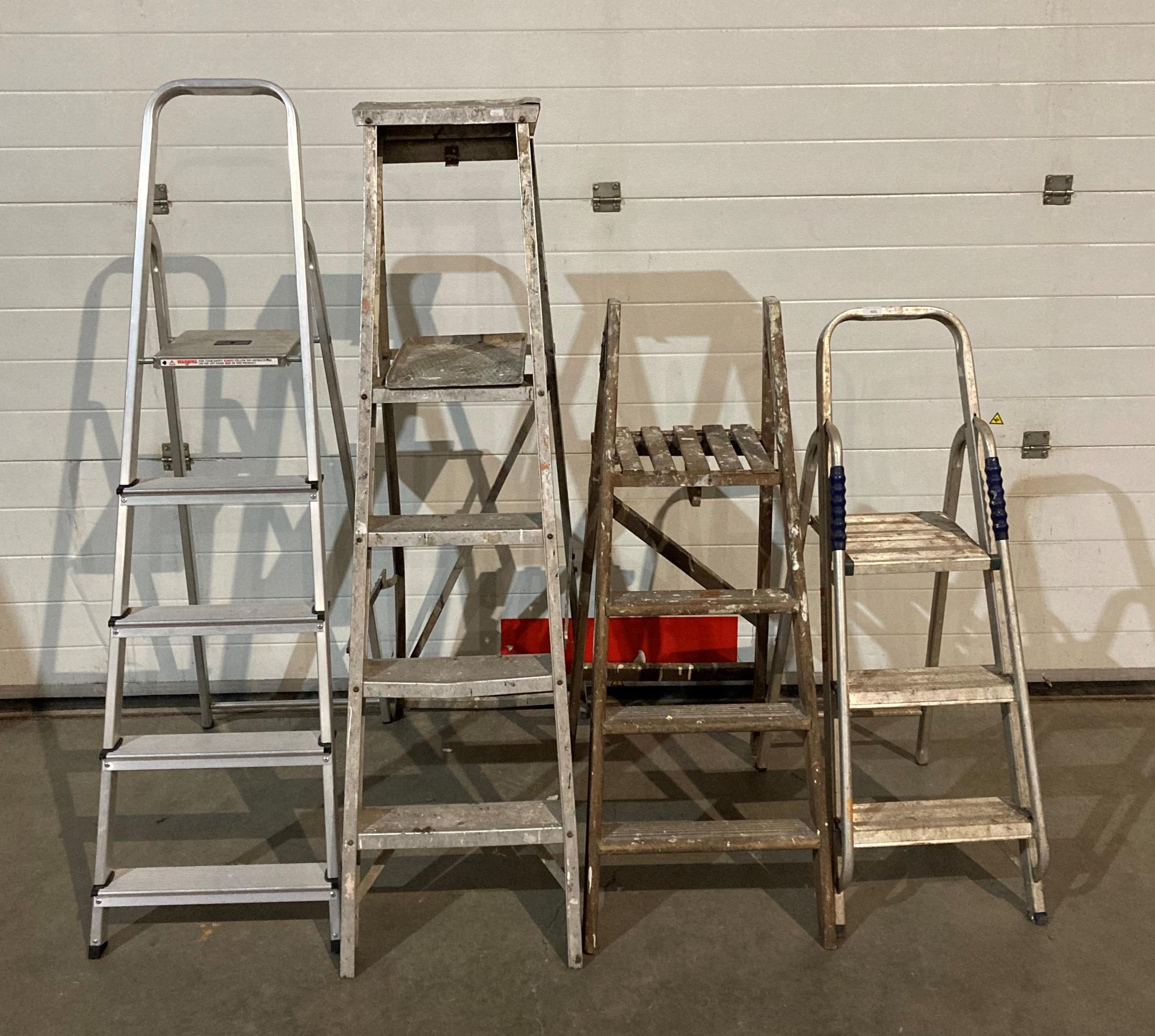 4 assorted step ladders (2-4 step) (saleroom location: RD2)