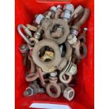 ASSORTED SHACKLES & EYE BOLTS (saleroom location: Frank Eastwood & Co Ltd - 454, Leeds Road,