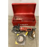 HILTI DC230MM GRINDER WITH DUST EXTRACT 110V (saleroom location: H07)