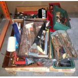 Contents to pallet - extremely large quantity of hand tools to include socket sets, grease gun,